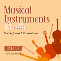 Music Instrument Rental Instagram post Image Preview