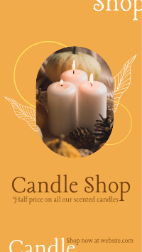 Candle Discount Facebook Story Image Preview