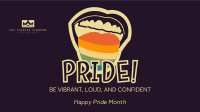 Say Pride Celebration Facebook Event Cover Design