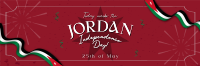 Jordan Independence Ribbon Twitter Header Design