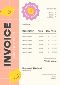 Creative Design Business Invoice