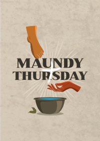 Maundy Thursday Cleansing Flyer Image Preview