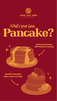 Classic and Souffle Pancakes Instagram Reel Design