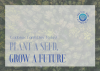 Plant Seed Grow Future Earth Postcard Image Preview