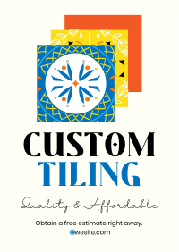 Custom Tiles Flyer Design