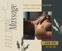 Relaxing Massage Therapy Facebook post Image Preview