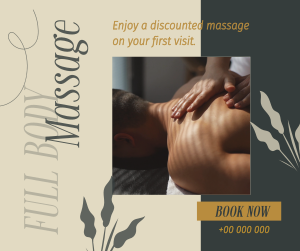 Relaxing Massage Therapy Facebook post Image Preview