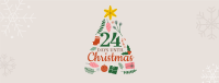 Jolly Christmas Countdown Facebook Cover Design