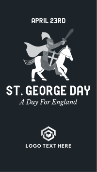 A Day for England Instagram Story Design