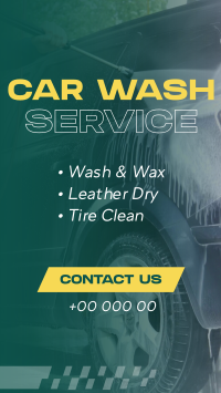 Professional Car Wash Service Instagram reel Image Preview