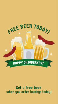 Cheers Beer Oktoberfest Instagram Story Design