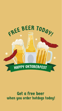 Cheers Beer Oktoberfest Instagram story Image Preview