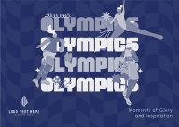 The Olympics Greeting Postcard Design