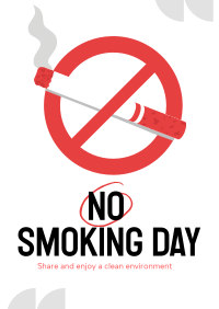 Stop Smoking Now Poster Design