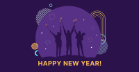 New Year Friends Facebook ad Image Preview