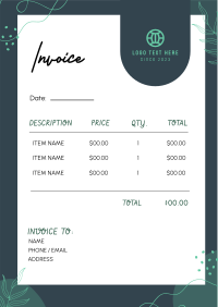 Clean Modern Invoice Design