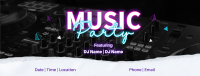 Live Music Party Facebook cover Image Preview