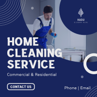 On Top Cleaning Service Instagram Post Design