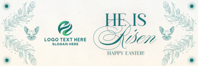 Rustic Easter Sunday Twitter header (cover) Image Preview