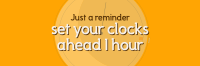 Daylight Saving Reminder Twitter Header Image Preview