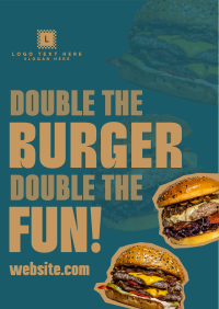 Burger Day Promo Poster Image Preview