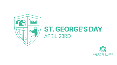 St. George's Day Shield Facebook event cover Image Preview