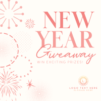 Circle Swirl New Year Giveaway Instagram post Image Preview
