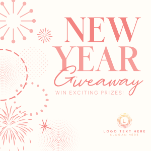 Circle Swirl New Year Giveaway Instagram Post Image Preview