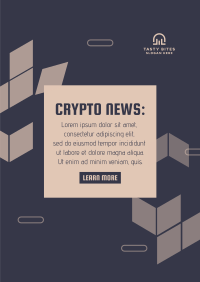 Cryptocurrency Breaking News Poster Image Preview