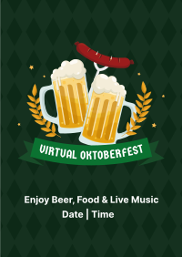 Virtual Oktoberfest Badge Poster Image Preview