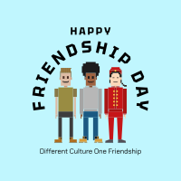 Different Culture One Friendship Instagram Post Design