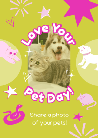 Share your Pet's Photo Flyer Image Preview
