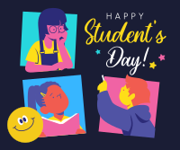Student's day Window Facebook Post Design