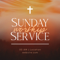 Blessed Sunday Service Instagram post Image Preview