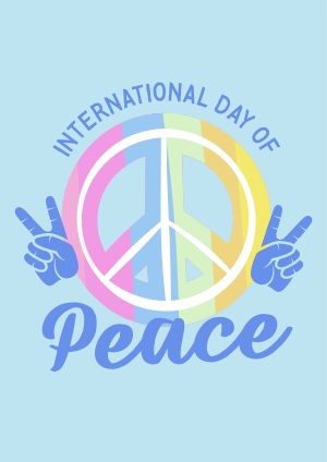 Peace Day Symbol Flyer Image Preview
