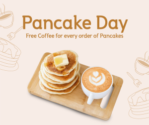 Pancake & Coffee Facebook post Image Preview