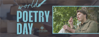 Reading Poetry Facebook Cover Design