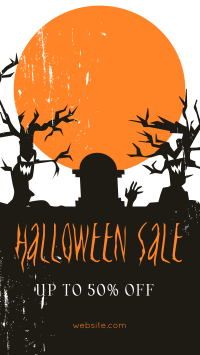 Spooky Trees Sale YouTube Short Design