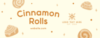 Quirky Cinnamon Rolls Facebook cover Image Preview