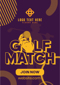 Golf Match Poster Image Preview