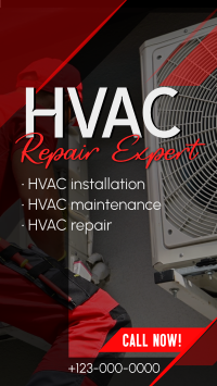 HVAC Repair Expert Instagram story | BrandCrowd Instagram story Maker