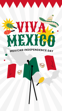 Mexican Independence Instagram Story Design