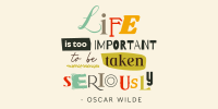 Life is Important Quote Twitter post Image Preview