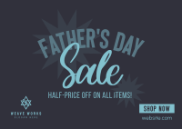 Deals for Dads Postcard Image Preview