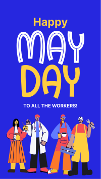 For the Workers Instagram Story Design