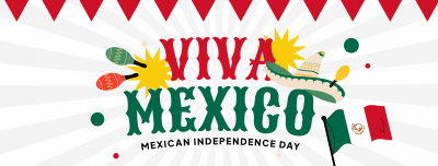 Mexican Independence Facebook cover Image Preview
