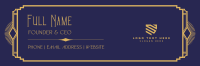 Elegant Art Deco Email Signature Preview