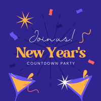 New Year Countdown Linkedin Post Image Preview
