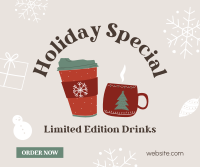 Holiday Special Drinks Facebook post Image Preview