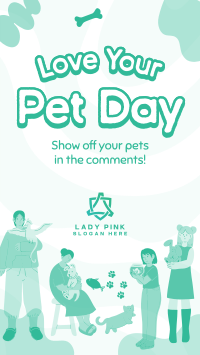 Quirky Pet Love Instagram Story Design